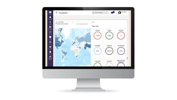 screenshot of ADP GlobalView Payroll